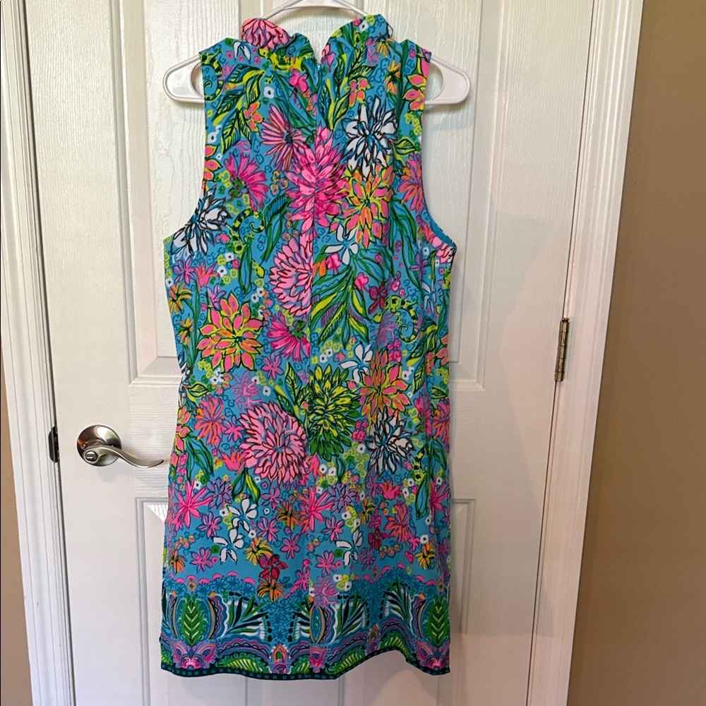 Lilly Pulitzer Turquoise, Pink & Green Floral Romper - Worn once - Picture 8 of 8